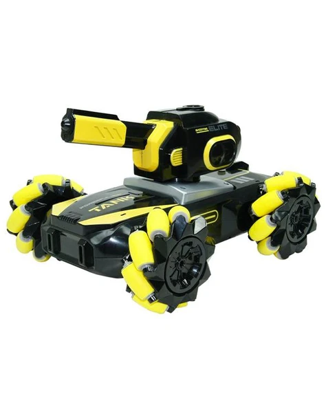 Vardem Uzaktan Kumandalı Full Fonksiyon 2.4GHz Şarjlı Su Atan Tornado Tank Sarı 666806 - Resim 2