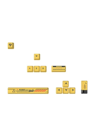 silabor 12 Tuş Keycaps PBT Tuş Takımı Mekanik Klavye Oyuncu Klavyesi Klavye Aksesuar ürün görseli