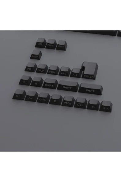 silabor 131 Tuş Keycaps ABS Tuş Takımı Yan Tuş Harf Mekanik Klavye Keycaps - Resim 3