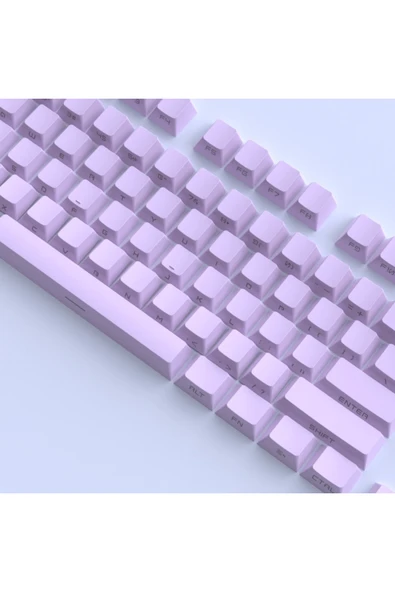 silabor 131 Tuş Keycaps ABS Tuş Takımı Yan Tuş Harf Mekanik Klavye Keycaps ürün görseli