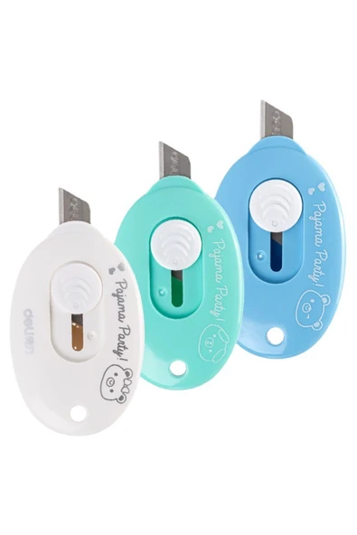 silabor Mini Maket Bıçağı Asortili 6 cm Utility Knife - Resim 3