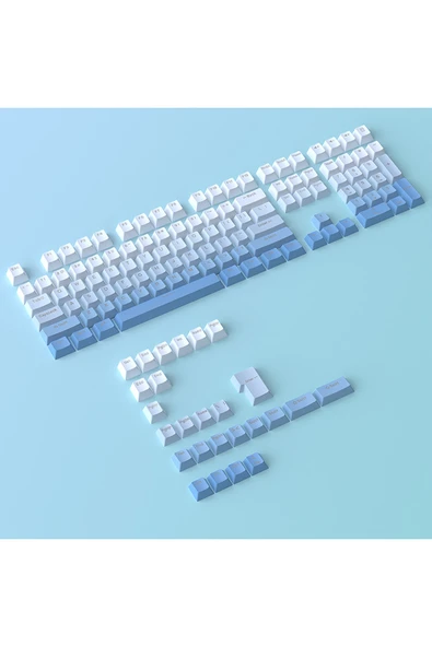 silabor 133 Keys PBT Keycaps Klavye Tuş Takımı - Resim 3