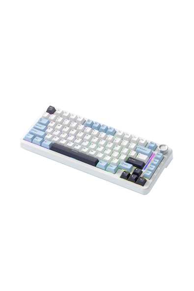 FreeWolf F75 Kablosuz Oyun Klavyesi %75 Hotswap.Üç Modlu Bağlantı 4000 mAh Pil - Resim 2