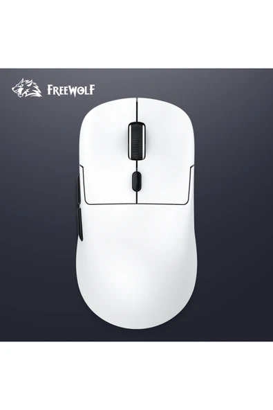 FreeWolf A6 Kablosuz Oyuncu Mouse, PAW3311 1000 Hz Hafif Profesyonel, Bluetooth Üç Modlu Bağlantı - Resim 6
