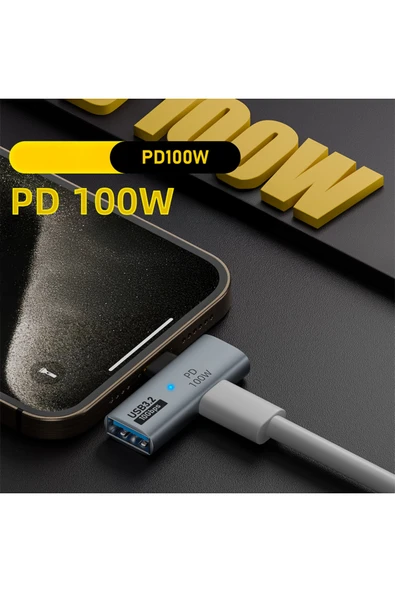 silabor Google TV Kutusu Adaptörü, Ekran Projeksiyonu Şarj, OTG ve Type-C - USB Adaptörü - Resim 2