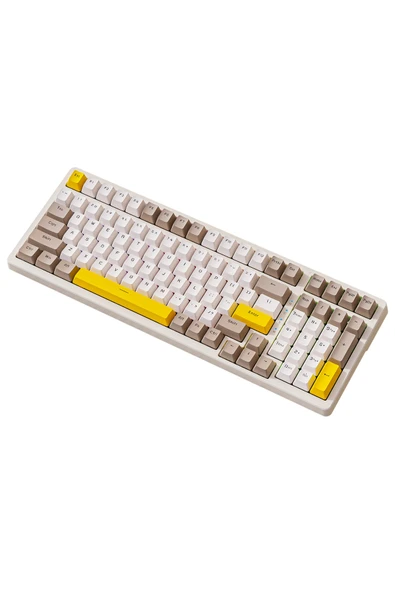 FreeWolf K3 Max Klavye Red Switch Oyuncu Klavyesi Gaming Mekanik 100 Tuşlu Hotswapp - Resim 4