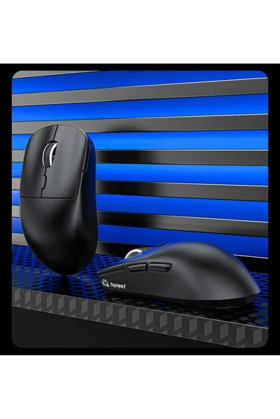 FreeWolf A6 Kablosuz Oyuncu Mouse, PAW3311 1000 Hz Hafif Profesyonel, Bluetooth Üç Modlu Bağlantı - Resim 2