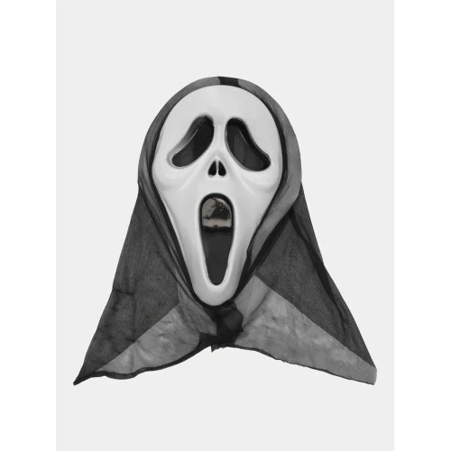 Kapşonlu Çığlık Maskesi Scream Maskesi - Hayalet Maskesi 33x21 cm ürün görseli