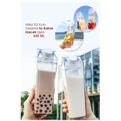 Süt Kutusu Meyve Suyu Taşıma Şişesi