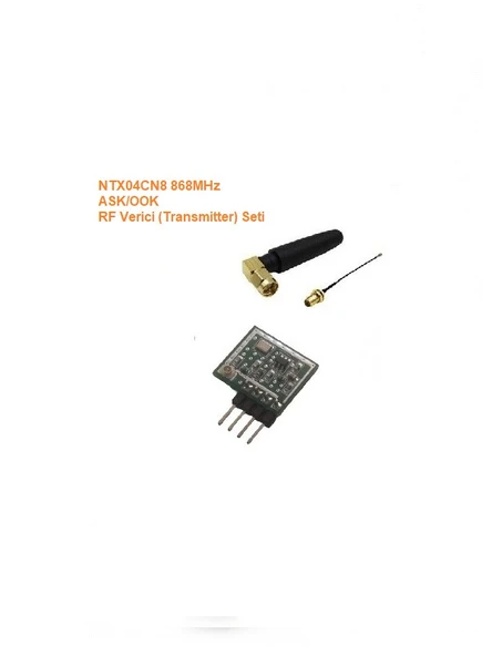 868MHz ASK/OOK RF Verici Seti (NTX04CN8-SET) ürün görseli