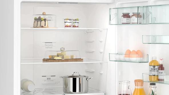 Siemens KG76NVWE0N iQ300 Alttan Donduruculu Buzdolabı 186 x 75 cm Beyaz - Resim 4