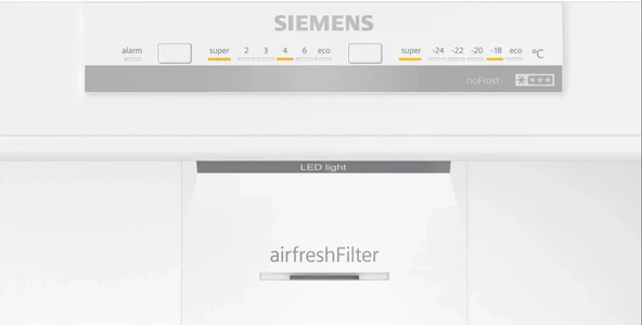 Siemens KG76NVWE0N iQ300 Alttan Donduruculu Buzdolabı 186 x 75 cm Beyaz - Resim 3