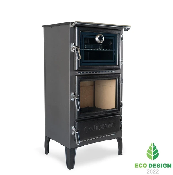 Çalışkan 306 Tuğlalı Dik Fırınlı Döküm Şömine Soba ürün görseli 1