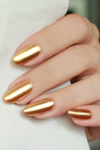 Metalik Ayna Efektli Oje-balköpüğü - Resim 4