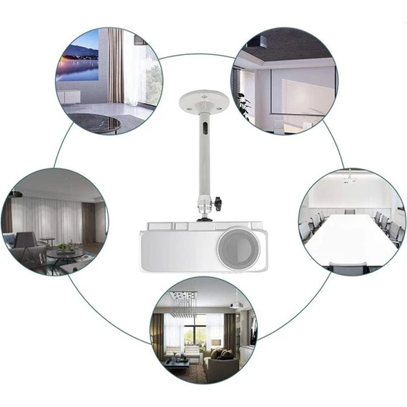 CODEGEN P10 20cm Projeksiyon Askı Aparatı - Resim 6