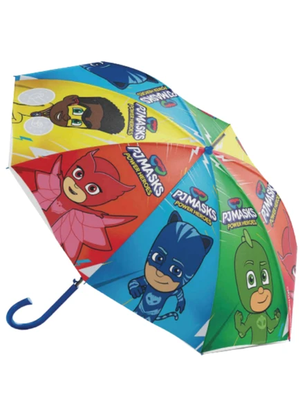 Koruma Kılıflı Lisanslı Mavi Pijamaskeli Çocuk Şemsiyesi BNT159 ürün görseli 1