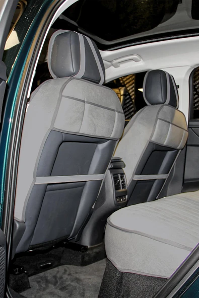 Bod Togg T10F Oto Koltuk Koruyucu Kılıf 2025-Sonrası Karina Serisi Füme - Resim 3