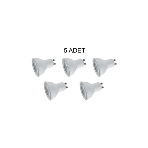 5 Adet - 7W Çanak LED Ampul - Spot Ampülü Ct 4215 (Gün Işığı)