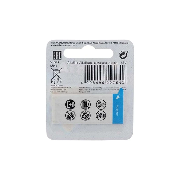 Varta 4276 Professional Alkaline V13Ga, Lr44 1.5 V Pil