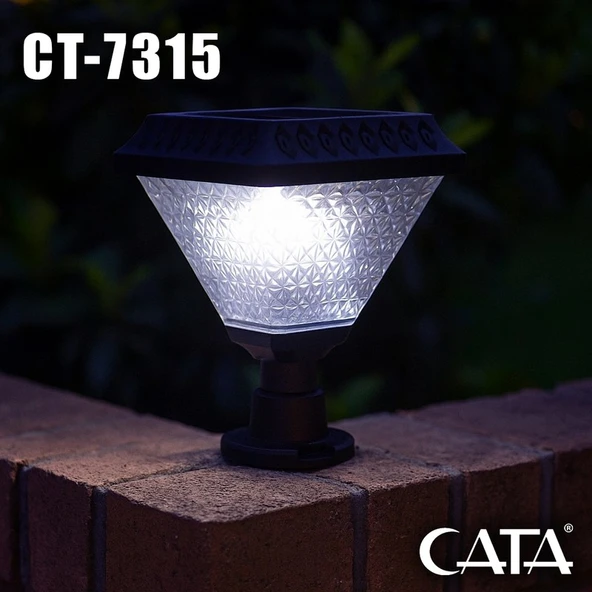 Cata CT-7315 30W 6400K Beyaz Solar Set Üstü Bahçe Armatürü - 2
