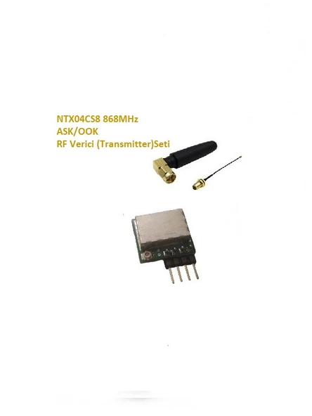 868MHz ASK/OOK RF Verici Seti (NTX04CS8-SET) ürün görseli