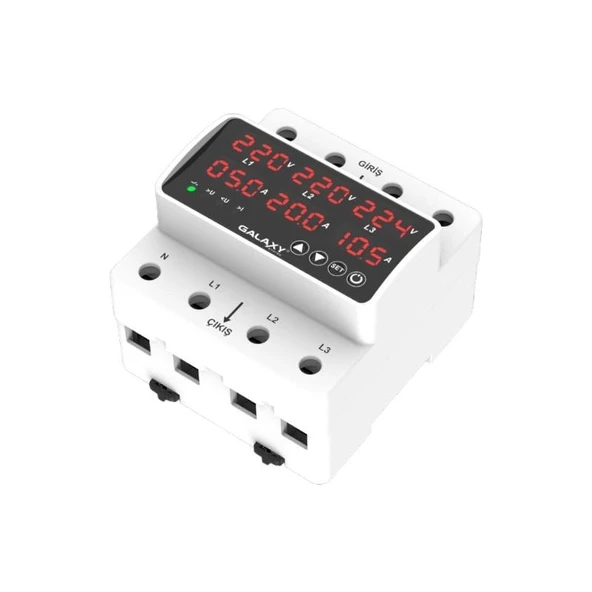 GALAXY Energy D380 Trifaze Tip Voltaj Kontrol ve Koruma Rölesi - 2