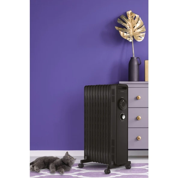 Kumtel 11 Dilim Siyah Radyatör KUM1230S - 3