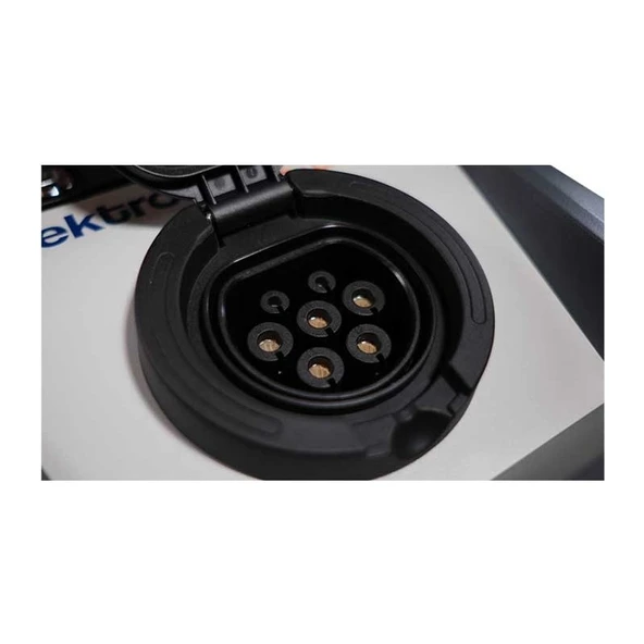 Elektro Marketim Elektromarketim 22KW 3 Faz 32A Tip 2 Soketli Elektrikli Araç Şarj Istasyonu - 5