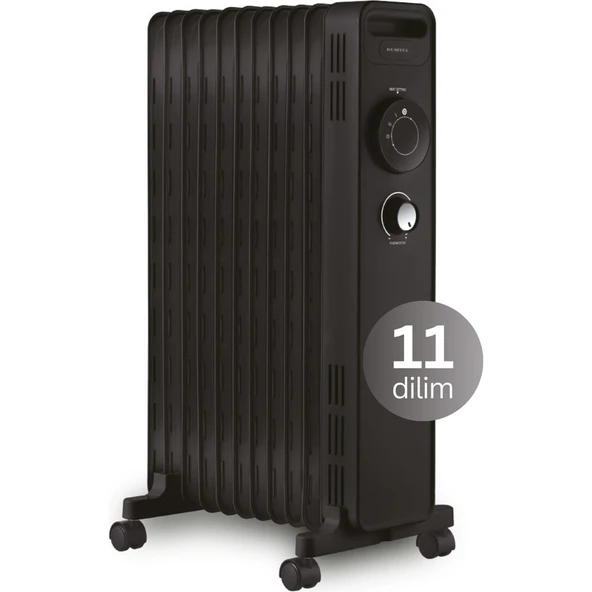 Kumtel 11 Dilim Siyah Radyatör KUM1230S