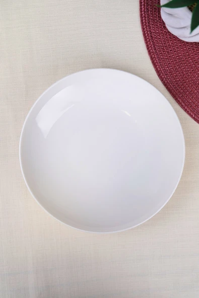 Tabak Evi Porselen Chic Çukur Tabak 19,50cm 550cc Tekli - Resim 3