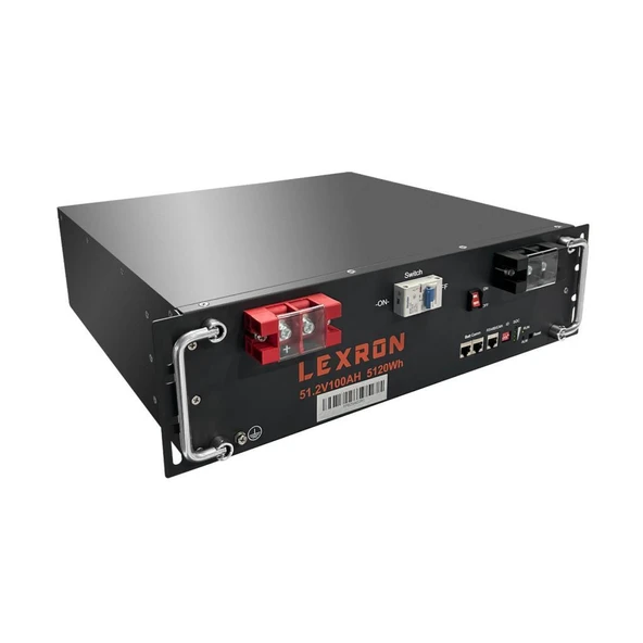 Lexron 51.2V 100Ah Lityum Akü (Kaset Tipi) ürün görseli 1