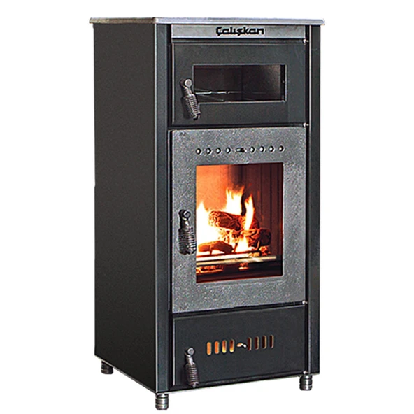 Çalışkan 302 Tuğlalı Dik Fırınlı Şömine Soba ürün görseli