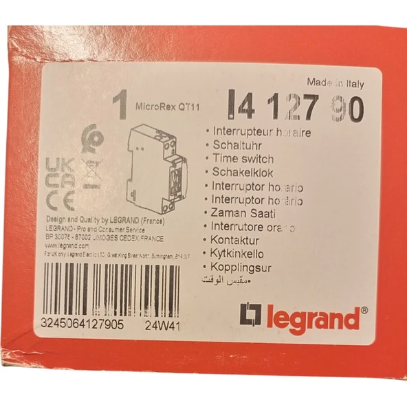 Legrand W Otomat Tipi Zaman Saati 412790 - 2