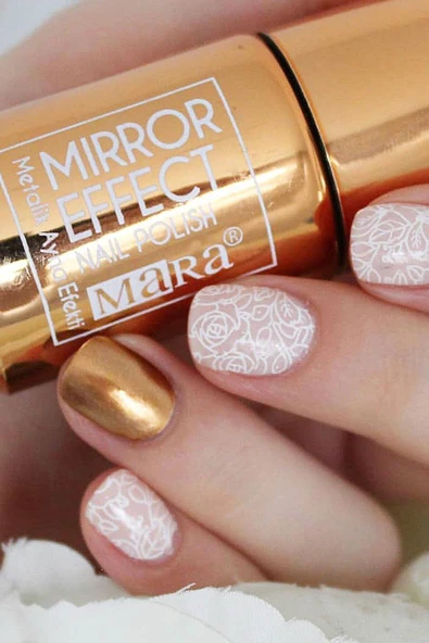 Metalik Ayna Efektli Oje-balköpüğü - Resim 7