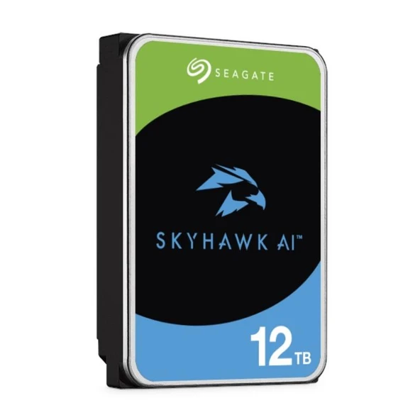 Seagate 3,5" 12TB 7200RPM Skyhawk 7/24 Surveillance HDD - ST12000VE001 - 3