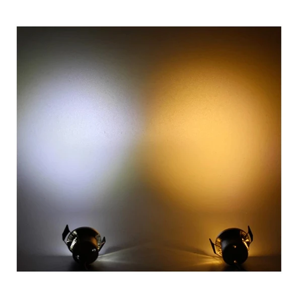 Cata Ct 5270 Cata 1,5W LED  Spot Siyah Kasa 3200K Gün Işığı - 3