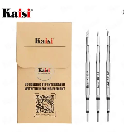 KAİSİ C210 C245 havya İpuçları uyumlu T210 T245 Lehimleme İstasyonu Yedek Isıtma Çekirdek Kaynak Kar