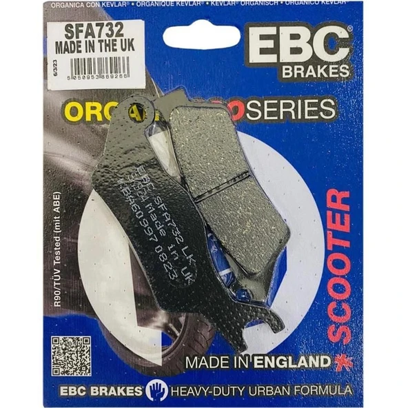 EBC SFA732 Brakes® SFA Series Scooter Organic Pads ürün görseli 1