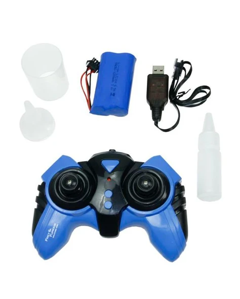 Vardem Uzaktan Kumandalı Full Fonksiyon 2.4GHz Şarjlı Su Atan Tornado Tank Mavi 666806 - Resim 3