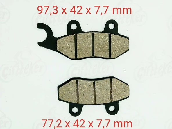 Rks Freccia 150 -Vrs 125 Ön Fren Disk Balatası Arasmoto ürün görseli 1