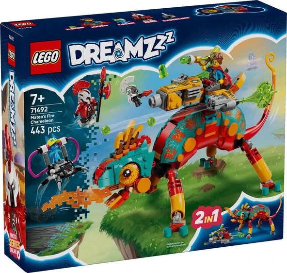 LEGO Dreamzzz 71492 Mateo's Fire Chameleon ürün görseli