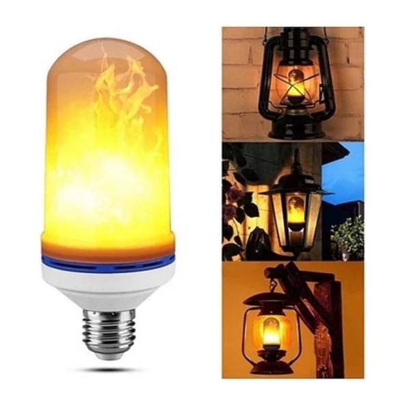 Cata 5W Alev LED Ampul 3 Fonksiyonlu Amber CT-4059