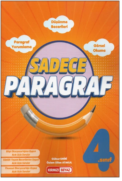 Kırmızı Beyaz 4. Sınıf Sadece Paragraf ürün görseli