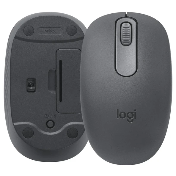 LOGİTECH M196 Bluetooth Kablosuz Mouse Siyah (910-007459)