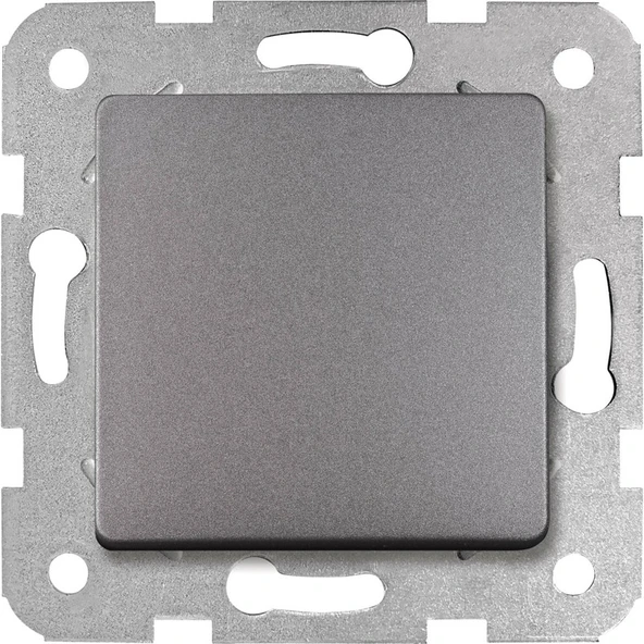 Viko Linnera Life Granit Grisi Tekli Anahtar Çerçevesiz - 90442001