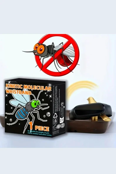 Elektronik Sivrisinek Kovucu Bileklik – Hareket Sensörlü, UV/Isı Algılamalı, Şarj Edilebilir, Unisex Koruma Bileziği - Resim 8