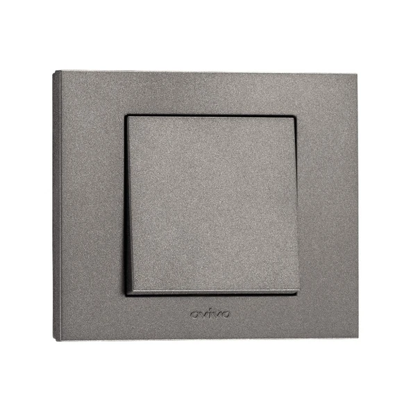 Ovivo Antrasit Tekli Anahtar Çerçevesiz