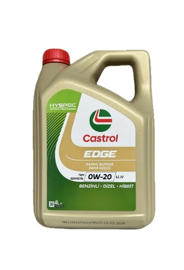 Castrol Edge 0W-20 LL IV 4 Litre ürün görseli