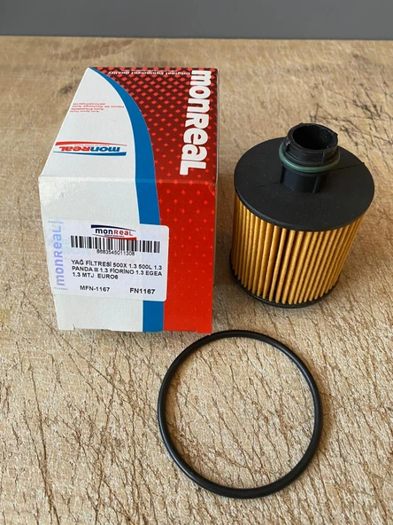 Monreal MFN-1167 Yağ Filtresi Corsa E 1.3CDTI DOBLO EGEA 500 X-L Mito 1.3 JTD JTDM EURO5 6000626025