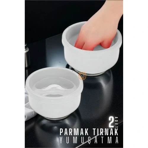 Parmak Yumuşatma 2 ADET Manikür Kasesi - 2